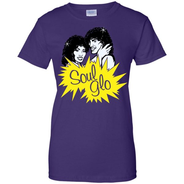 soul glo womens t shirt - lady t shirt - purple