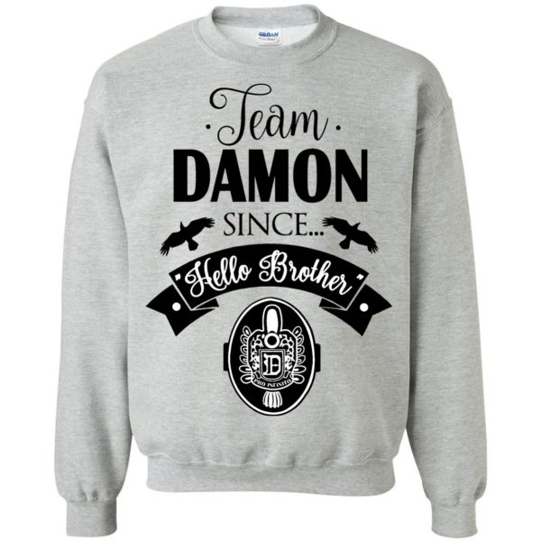 damon salvatore sweatshirt - sport grey