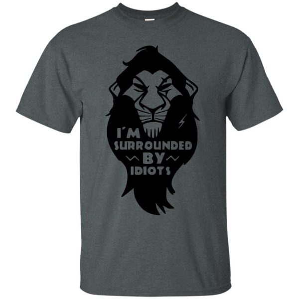 im surrounded by idiots t shirt - dark heather