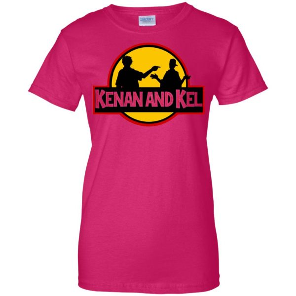 keenan and kel womens t shirt - lady t shirt - pink heliconia