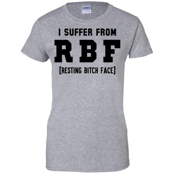 rbf womens t shirt - lady t shirt - sport grey
