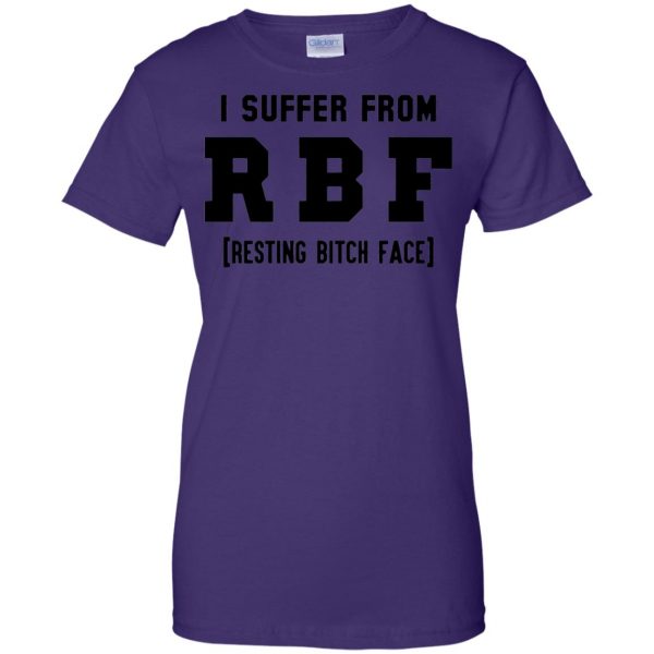 rbf womens t shirt - lady t shirt - purple