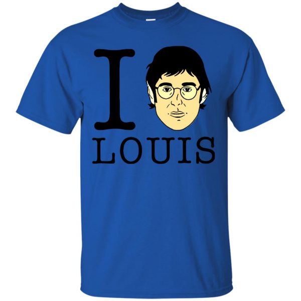 louis theroux t shirt - royal blue