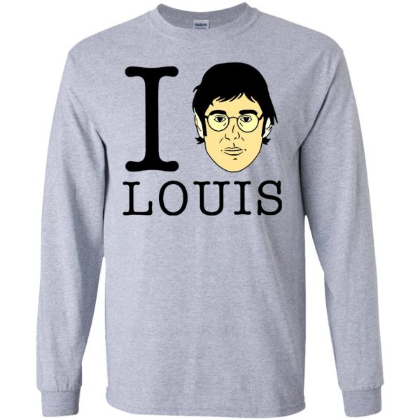 louis theroux long sleeve - sport grey