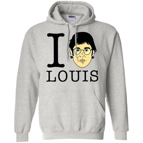 louis theroux hoodie - ash