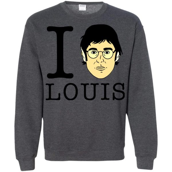 louis theroux sweatshirt - dark heather