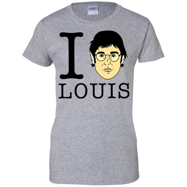 louis theroux womens t shirt - lady t shirt - sport grey