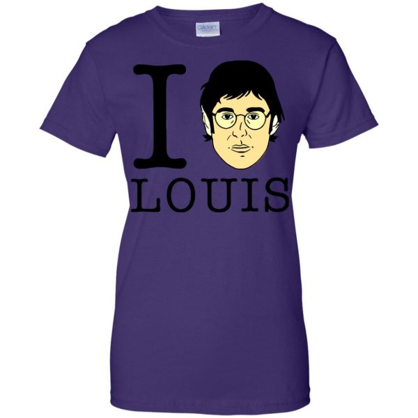 louis theroux womens t shirt - lady t shirt - purple