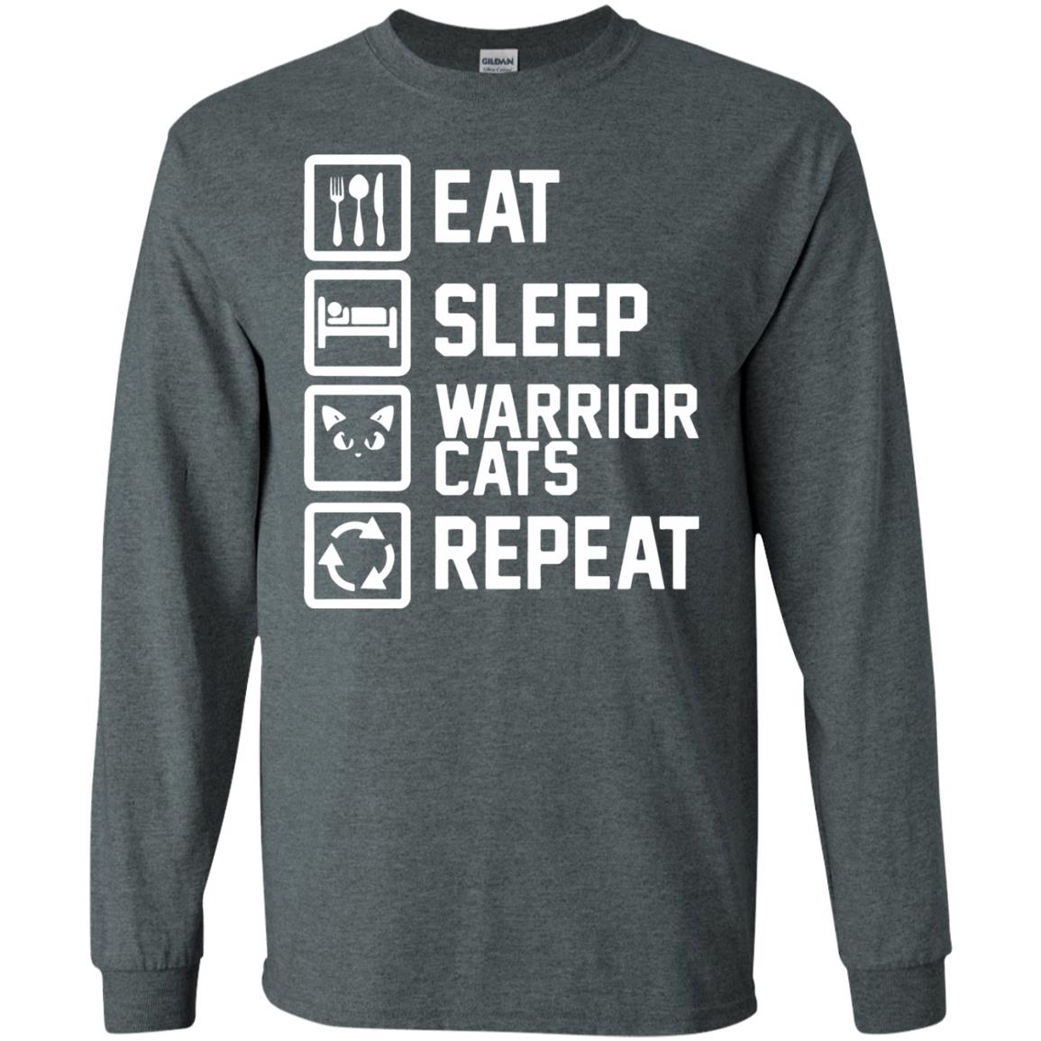 Eat Sleep Warrior Cats Repeat Shirt
