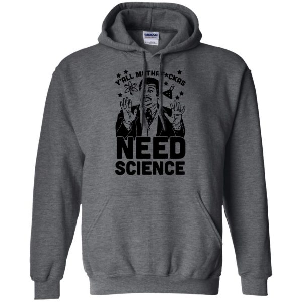 yall need science hoodie - dark heather
