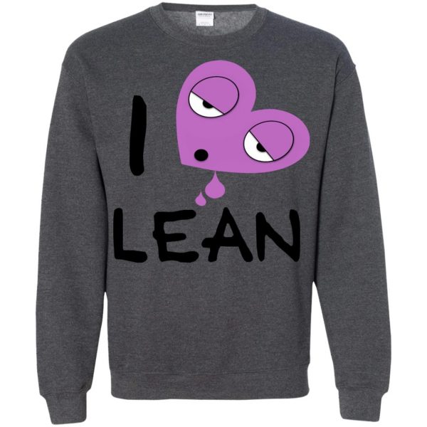 i love lean sweatshirt - dark heather
