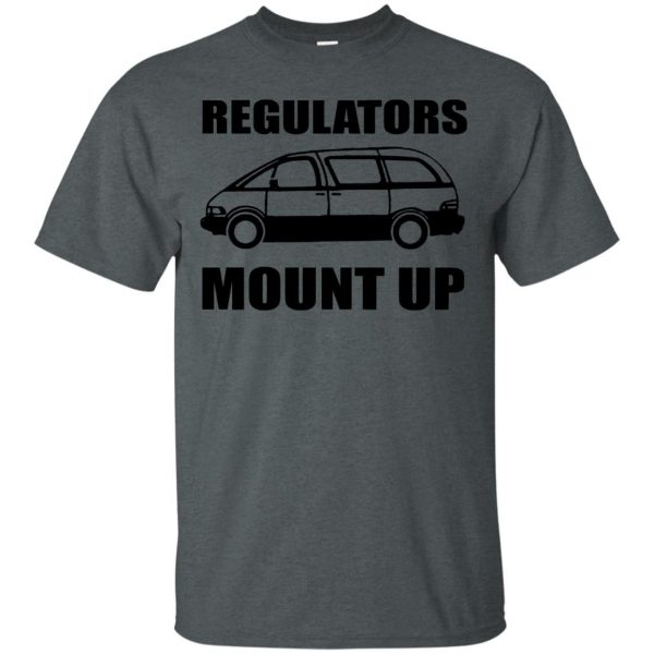 regulators mount up t shirt - dark heather