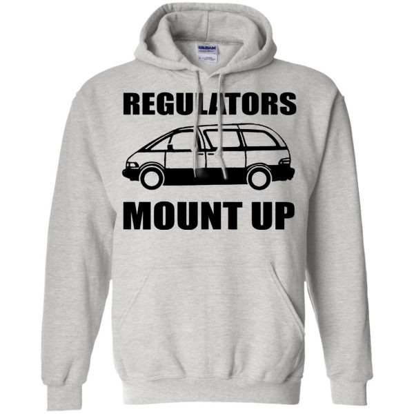 regulators mount up hoodie - ash