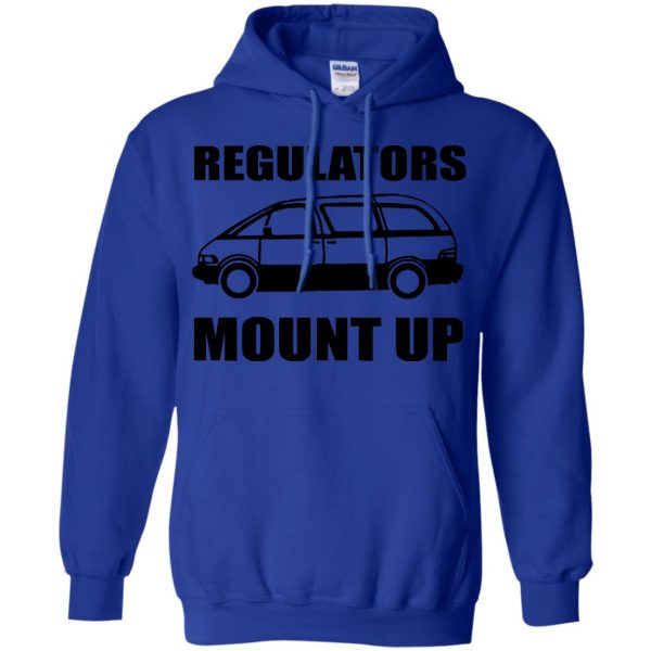 regulators mount up hoodie - royal blue
