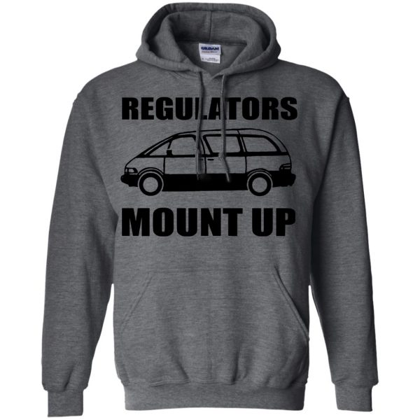 regulators mount up hoodie - dark heather