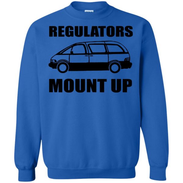regulators mount up sweatshirt - royal blue