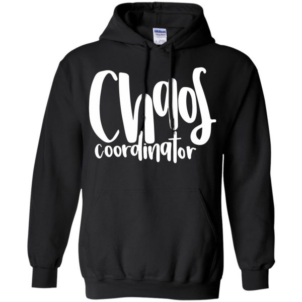 chaos coordinator hoodie - black