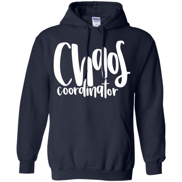chaos coordinator hoodie - navy blue