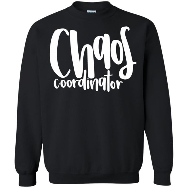 chaos coordinator sweatshirt - black