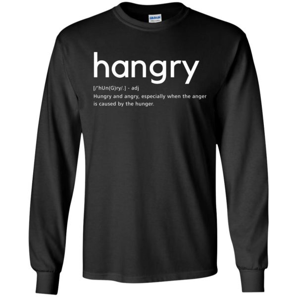 hangry long sleeve - black