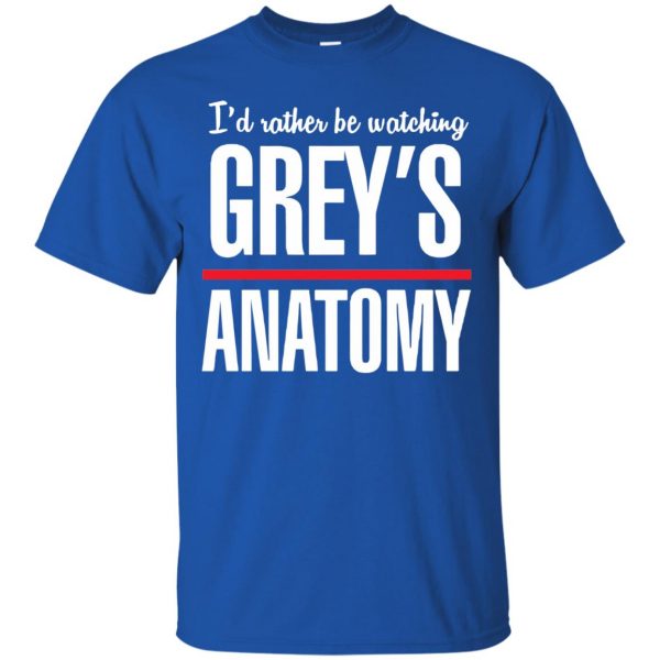 greys anatomy t shirt - royal blue