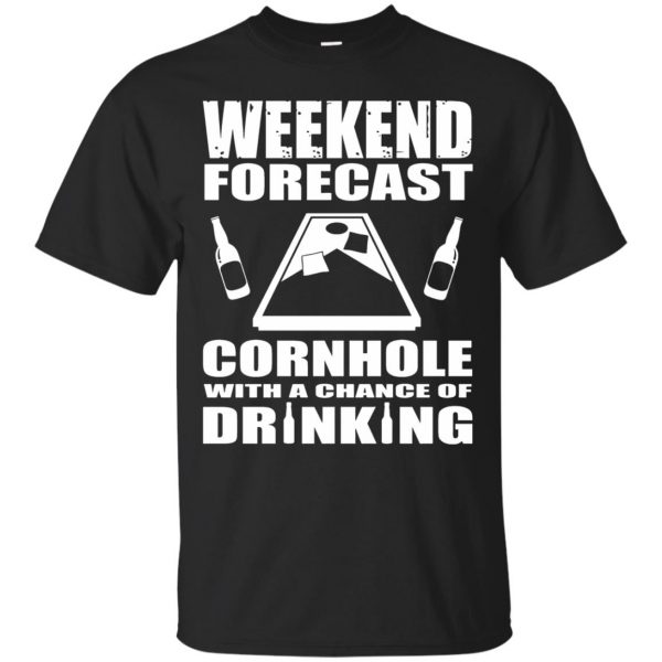 cornhole t shirts - black