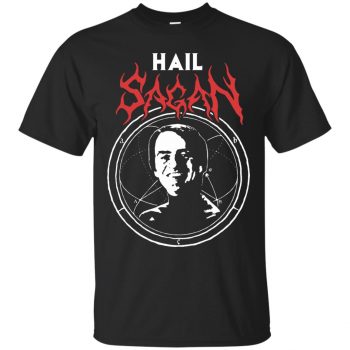 carl sagan shirt - black