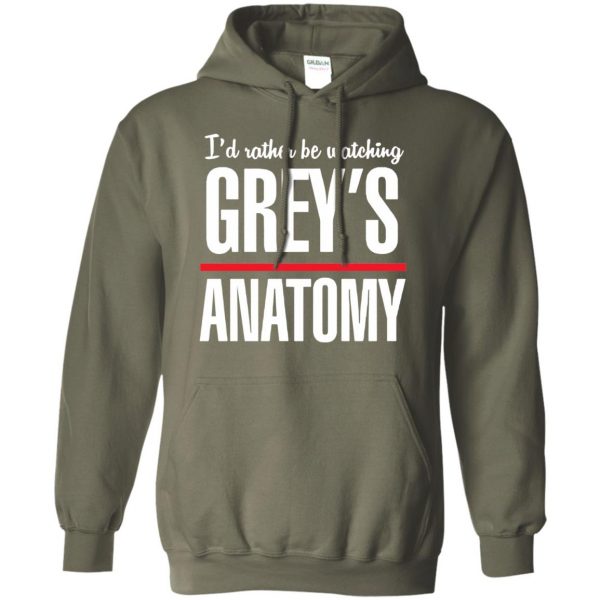 greys anatomy hoodie - military green