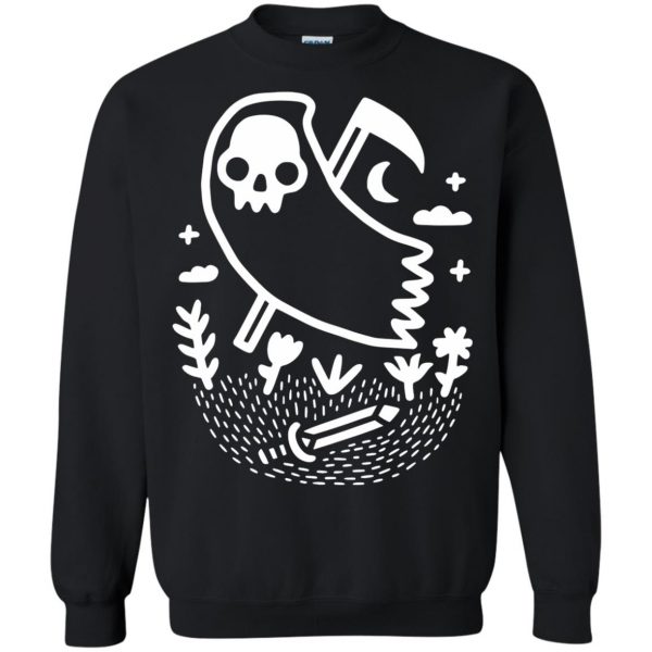 grim reaper sweatshirt - black