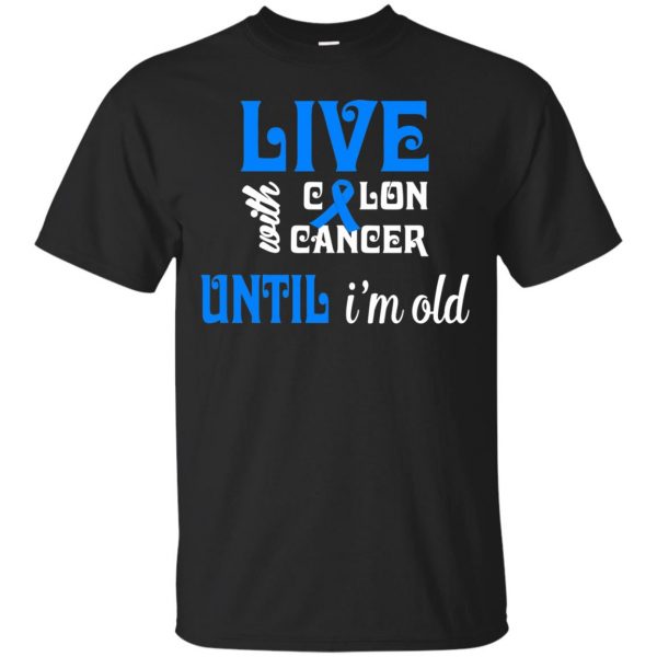 colon cancer sweatshirt - black