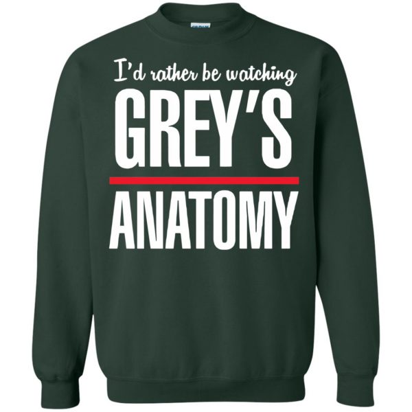 greys anatomy sweatshirt - forest green
