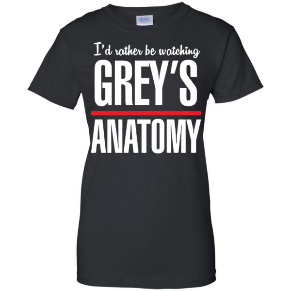 greys anatomy womens t shirt - lady t shirt - black