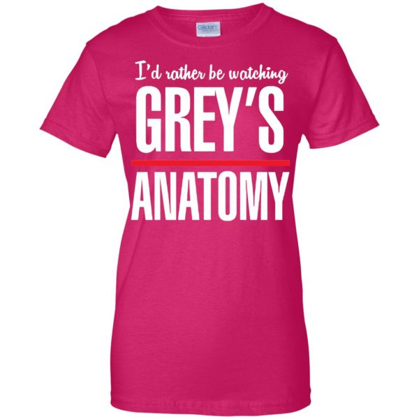 greys anatomy womens t shirt - lady t shirt - pink heliconia