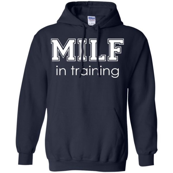 milf hoodie - navy blue