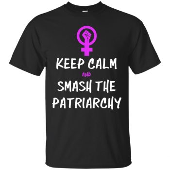 smash the patriarchy shirt - black