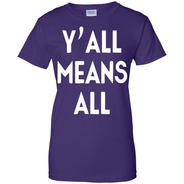 y all womens t shirt - lady t shirt - purple