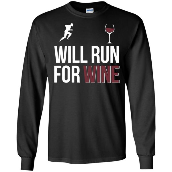 will run for wines long sleeve - black
