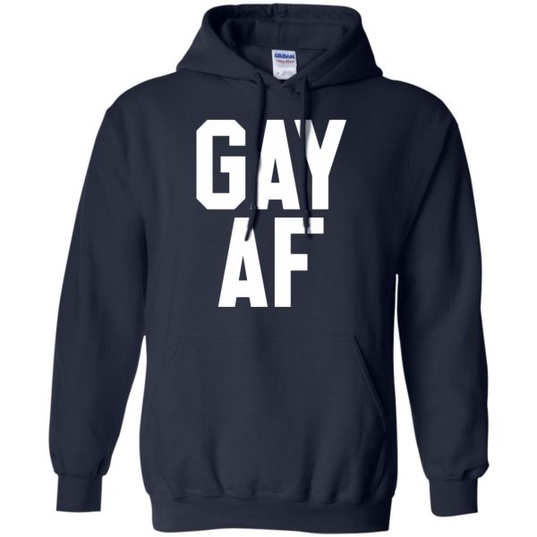 gay af hoodie - navy blue