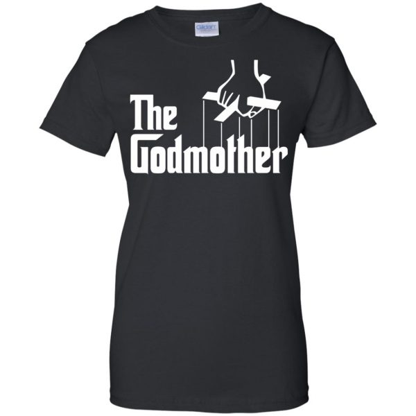 godmother womens t shirt - lady t shirt - black