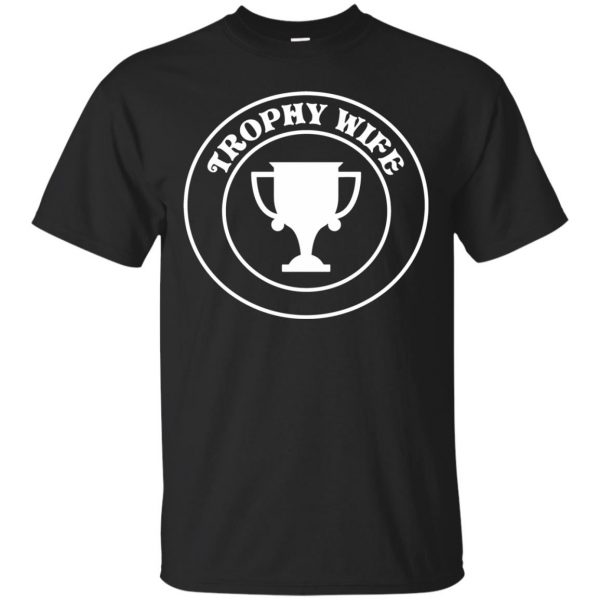 trophy wife shirt - black