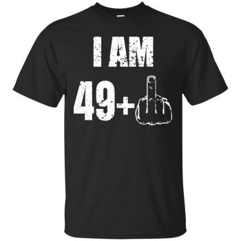 50th birthday t shirts - black