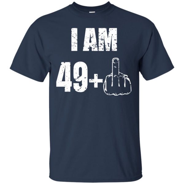 50th birthday t shirt - navy blue