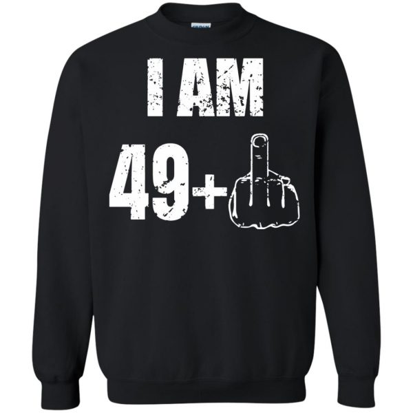 50th birthday sweatshirt - black