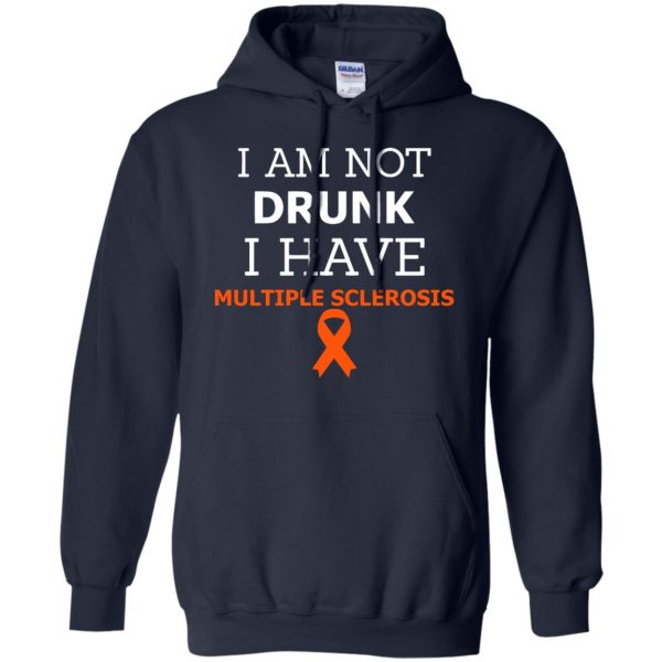 multiple sclerosis hoodie - navy blue