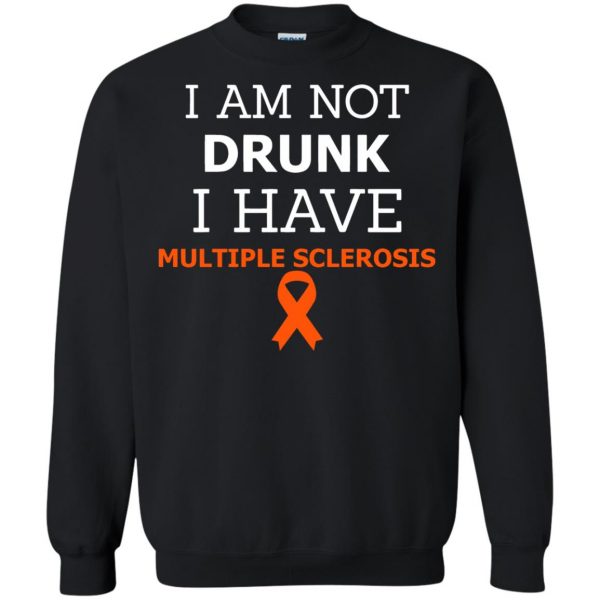 multiple sclerosis sweatshirt - black