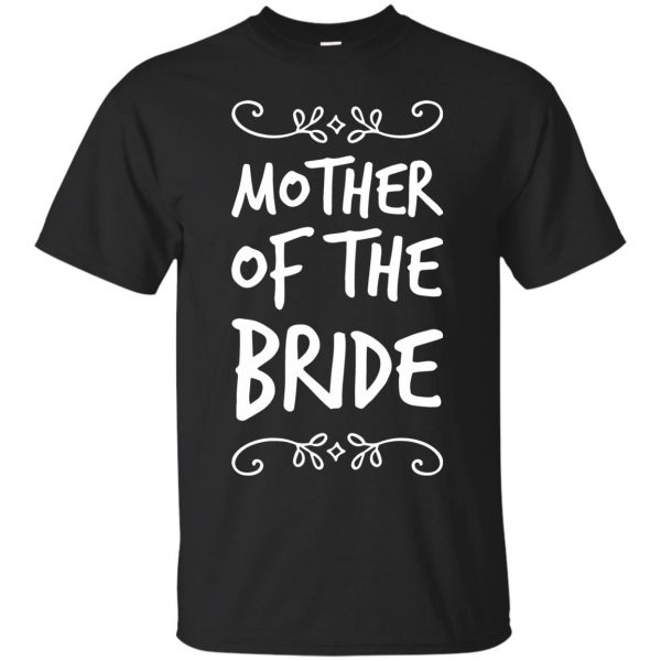 mother of the bride shirt - black
