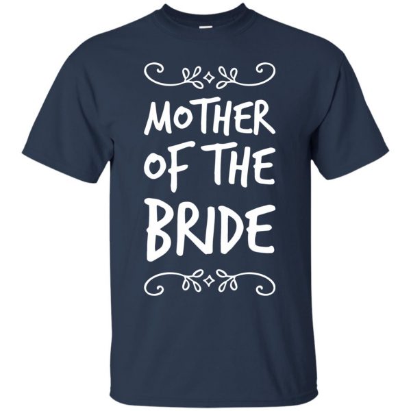 mother of the bride t shirt - navy blue