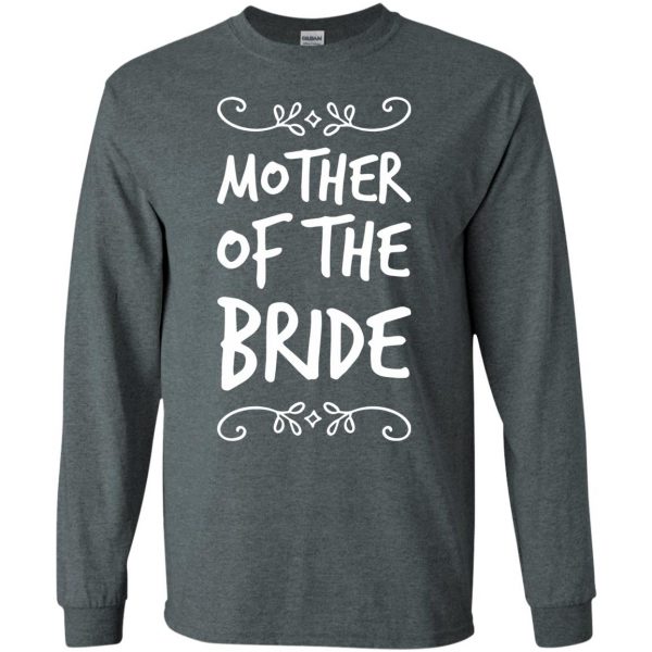 mother of the bride long sleeve - dark heather