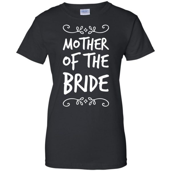 mother of the bride womens t shirt - lady t shirt - black