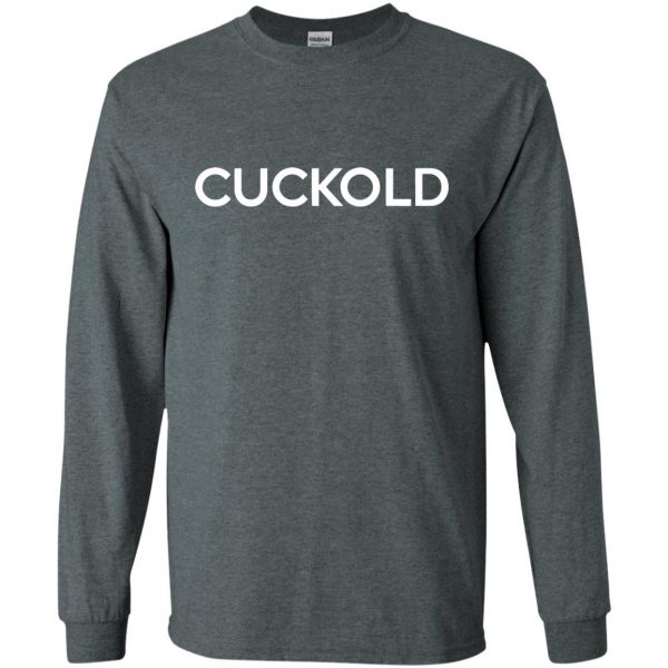 cuckold long sleeve - dark heather